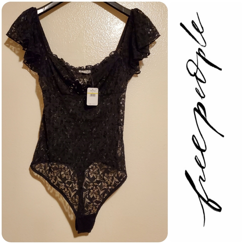 NWT Free People lace bodysuit